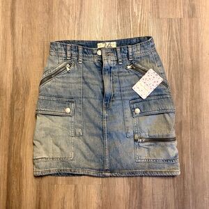 Free People Denim Skirt Size 24